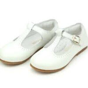 L'Amour Eleanor T-Bar Flat Flat Pearl